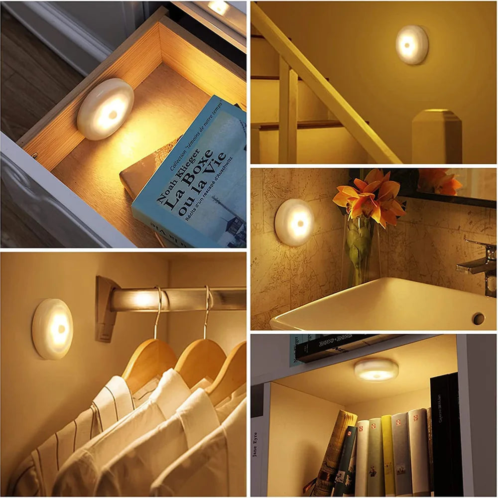 Pacote de Lâmpadas Adesivas com Sensor de Movimento Automático - PROLIGHT