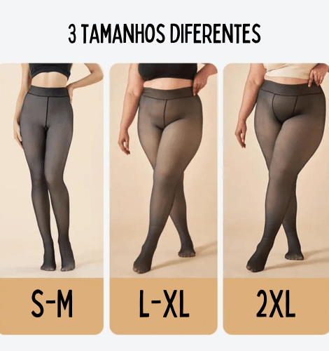 Collants TérmicaS Push-Up com Efeito Transparente  - Translucent Lox®