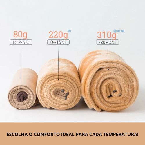 Collants TérmicaS Push-Up com Efeito Transparente  - Translucent Lox®