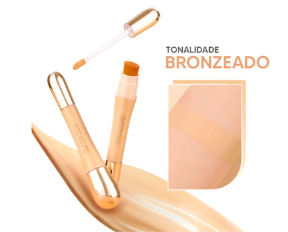 Corretivo Focallure 2 em 1 - Anti Manchas e Rejuvenescedora